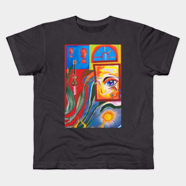 ABSTRACT PIE2 Kids T-Shirt by Art Unplugged